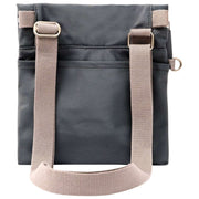 Borsa a tracolla piccola in nylon riciclato Roka Stratford - Grigio Beluga