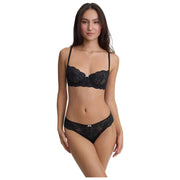 Reggiseno a balconcino convertibile in pizzo Skarlett Blue Captivate - Nero