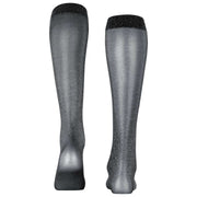 Calzini alti al ginocchio Falke Glitter 30 denari - Nero/Argento