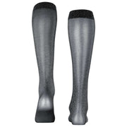Calzini alti al ginocchio Falke Glitter 30 denari - Nero/Argento