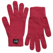 Superdry & Co Classic Knitted Gloves - Pink Peacock