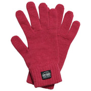 Superdry & Co Classic Knitted Gloves - Pink Peacock