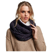 Superdry & Co Gracie Cable Snood - Boston Navy Tweed