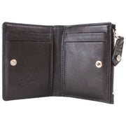 Borsa porta carte con patta sottile in coccodrillo goffrato Vivienne Westwood - nera