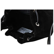 Borsa a secchiello in pelle scamosciata Vivienne Westwood Stacey - Nera