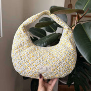 Borsa a cerchio Moon Nude Buttercup - Giallo/Bianco