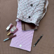 Zaino Moon Nude Peony con patta - Rosa/Bianco