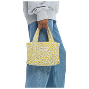 Borsa shopper mini Moon Nude Buttercup - Giallo/Bianco