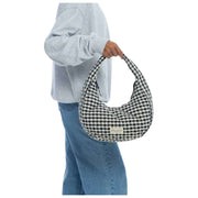 Moon Nude Classic Hoop Bag - Nero/Bianco