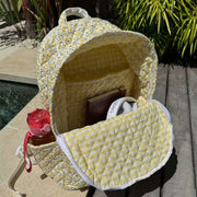 Zaino grande Moon Nude Buttercup - Giallo/Bianco