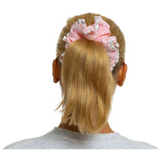 Moon Nude Peony Scrunchie - Rosa/Bianco