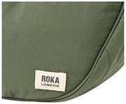 Borsa a tracolla Roka Farringdon Taslon - Verde oliva