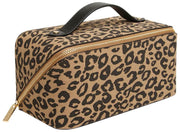 Custodia per treno con stampa animalier Alice Wheeler London - Nera/leopardata