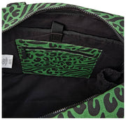 Borsa tote media Roka Sloane in tela di cotone - Verde carciofo