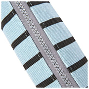 Custodia piccola in tela di cotone Roka Tate - striscia blu