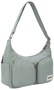 Borsa a tracolla multitasche Hindbag Emile - verde salvia