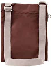 Borsa a tracolla media Roka Chelsea B in nylon riciclato - Rocky Road Marrone