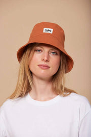 Cappello da pescatore Hindbag Bob - Arancione Siena