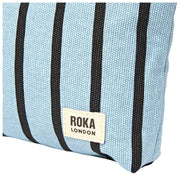 Custodia media in tela di cotone Roka Maida Vale - striscia blu
