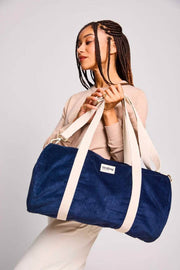 Borsone Simon Hindbag - Velluto blu navy