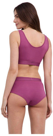 Bralette a bustino in confezione da 2 Falke Daily Comfort - rosa/arancione