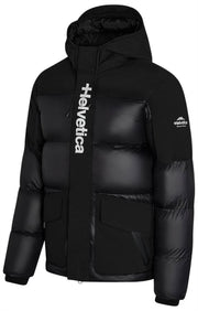 Helvetica Mountain Pioneers Piumino con cappuccio Queyras - Nero
