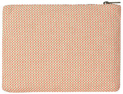 Custodia media con cerniera Hindbag Ema intrecciata - rosa corallo