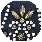 Borsa porta cellulare Campomaggi Siena Stud - nera