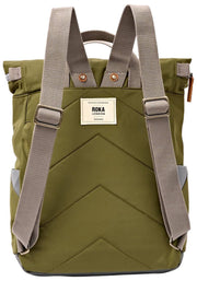 Zaino Roka Canfield B medio in nylon riciclato - Verde erba cipollina