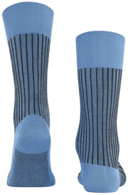Calzini a strisce Falke Oxford - Blu del flusso di mais