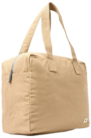 Borsa tote media in tela di cotone Roka Sloane - Safari Beige