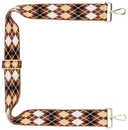 Tracolla per borsa Elie Beaumont - Marrone cioccolato Argyll