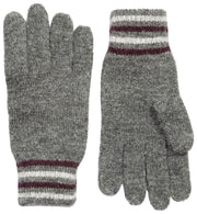 Guanti Dents Salcombe a coste in maglia - Grigio antracite