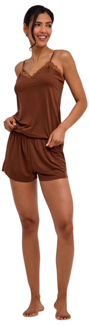 Pantaloncini Falke Delicate Touch - Marrone Cervo