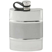 english-pewter-company-6oz-satin-band-flexi-cap-hip-flask---silver-34391240