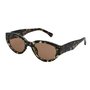 A.Kjaerbede Winnie Sunglasses - Black/Yellow Tortoise