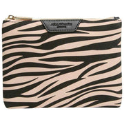 Custodia con stampa animalier Alice Wheeler London - Nera/Zebra