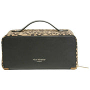 Custodia per treno con stampa animalier Alice Wheeler London - Nera/leopardata