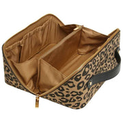 Custodia per treno con stampa animalier Alice Wheeler London - Nera/leopardata