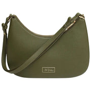 Borsa a tracolla Ascot Alice Wheeler London - Verde oliva