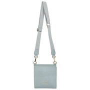 Borsa a tracolla Alice Wheeler London Bloomsbury - Blu uovo di anatra