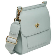 Borsa a tracolla Alice Wheeler London Bloomsbury - Blu uovo di anatra