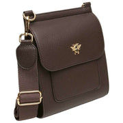 Borsa a tracolla Alice Wheeler London Bloomsbury - Marrone cioccolato