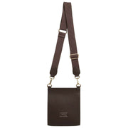Borsa a tracolla Alice Wheeler London Bloomsbury - Marrone cioccolato