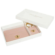 Set regalo portacarte e portachiavi Alice Wheeler London Bow - rosa