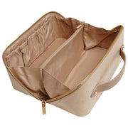 Alice Wheeler London Kensington Custodia per treno in pelle scamosciata - Crema visone