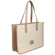 Alice Wheeler London Kingston Canvas Tote Bag - Stone Beige