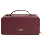 Custodia per treno di lusso Alice Wheeler London - Rosso bacca