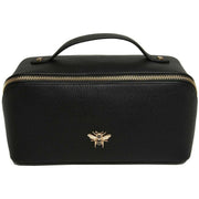 Alice Wheeler London Luxury Travel Train Case - Black