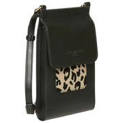 Borsa a tracolla Alice Wheeler London Mini Bloomsbury - Nera/leopardata